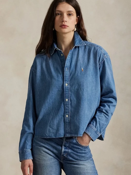 Obrázek produktu Polo Ralph Lauren Džínová košile modrá