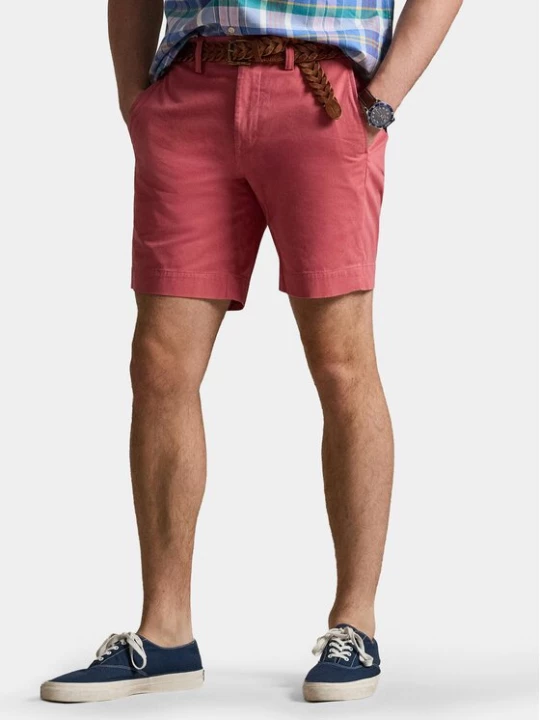 Obrázek produktu Polo Ralph Lauren Džínové šortky 710799213028 Červená Regular Fit