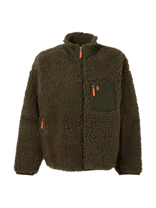 Obrázek produktu Polo Ralph Lauren Fleecová mikina olivová