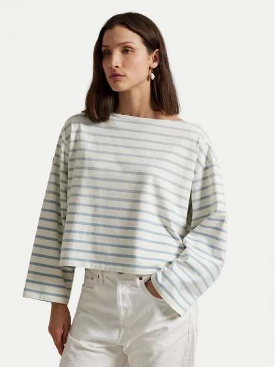 Obrázek produktu Polo Ralph Lauren Halenka 211959103003 Écru Relaxed Fit Krémová