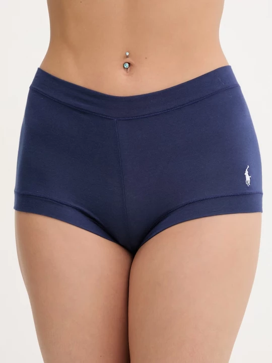 Obrázek produktu Polo Ralph Lauren hipster kalhotky dámské bavlněné s elastanem námořnická modř
