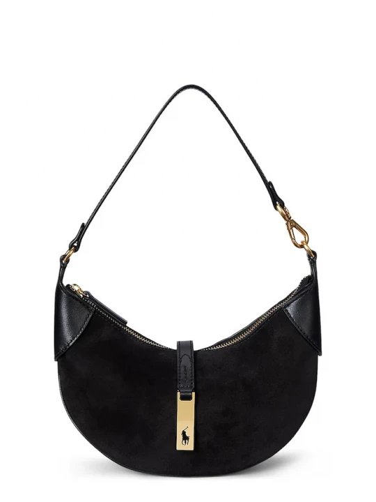 Obrázek produktu Polo Ralph Lauren hobo kabelka dámská kožená černá