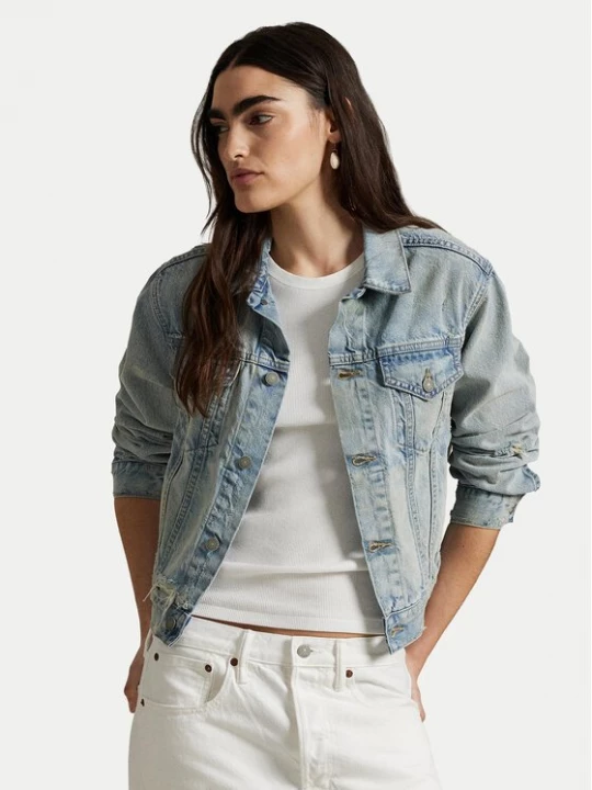 Obrázek produktu Polo Ralph Lauren Jeansová bunda 211969393001 Modrá Regular Fit
