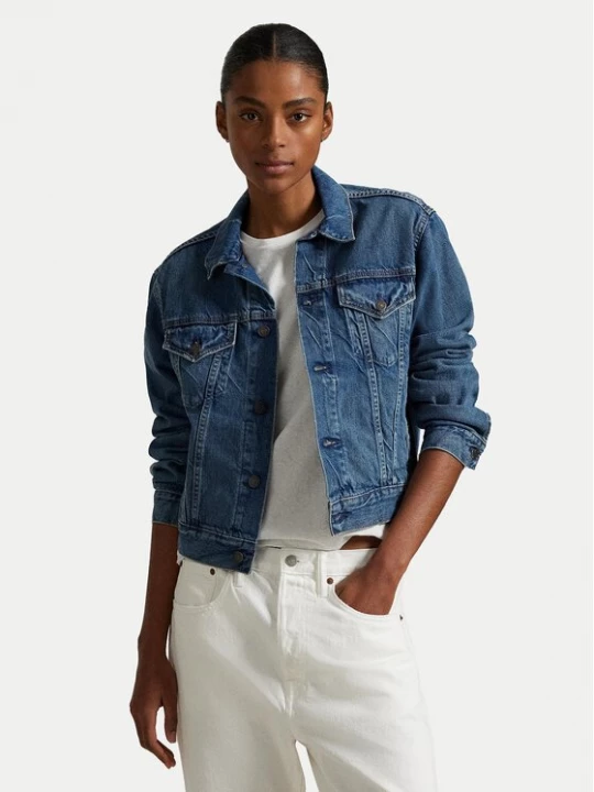 Obrázek produktu Polo Ralph Lauren Jeansová bunda 211969408001 Modrá Relaxed Fit