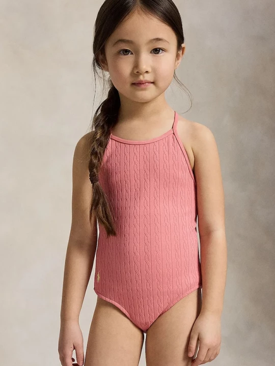 Obrázek produktu Polo Ralph Lauren jednodílné plavky dětské růžová