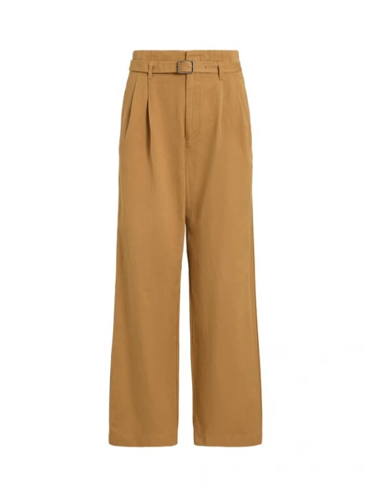 Obrázek produktu Polo Ralph Lauren Kalhoty se sklady v pase sépiová