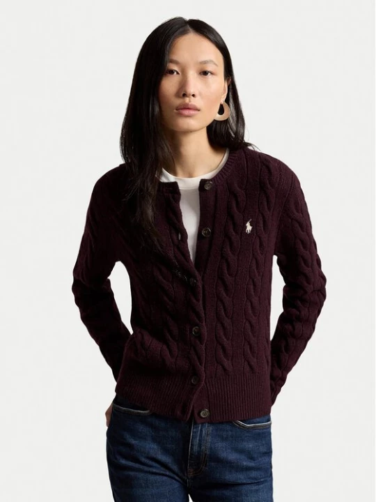 Obrázek produktu Polo Ralph Lauren Kardigan 211972104506 Fialová Slim Fit