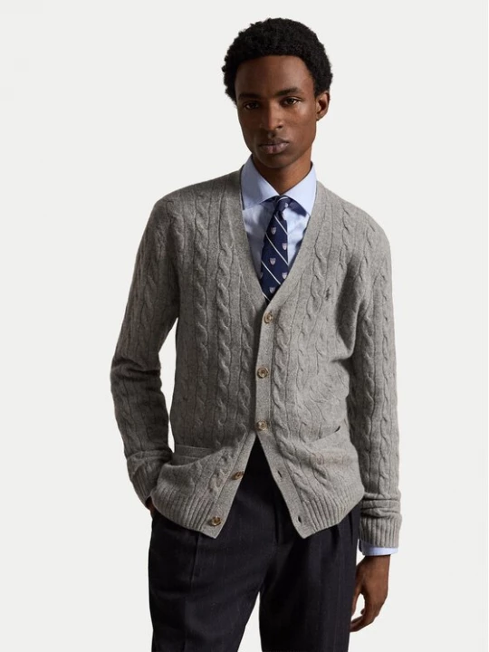 Obrázek produktu Polo Ralph Lauren Kardigan 710B22611003 Šedá Regular Fit