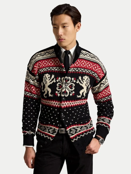 Obrázek produktu Polo Ralph Lauren Kardigan 710B28784001 Černá Regular Fit