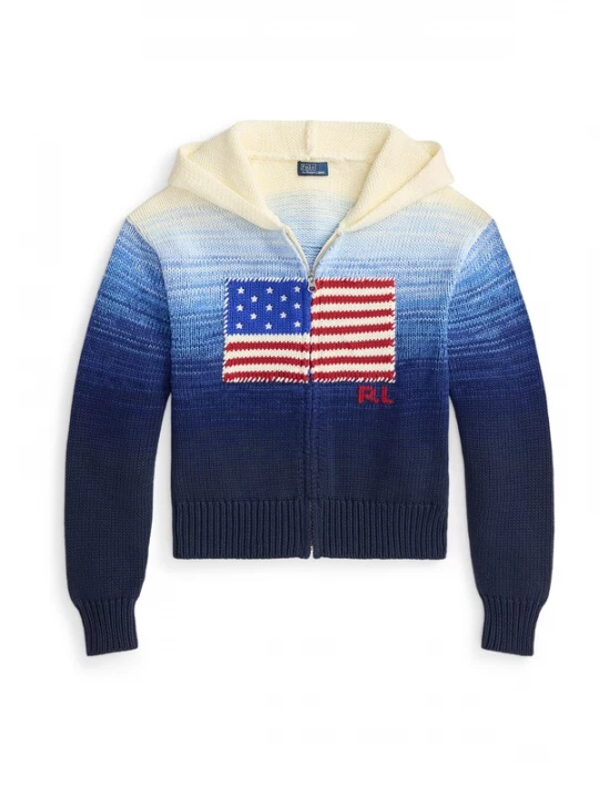 Obrázek produktu Polo Ralph Lauren Kardigan modrá / námořnická modř / tmavě červená / bílá