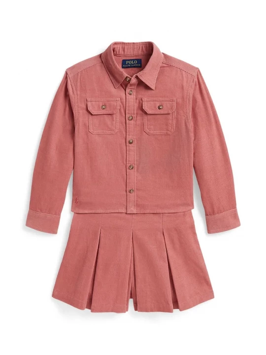 Obrázek produktu Polo Ralph Lauren každodenní set dětský bavlněný růžová