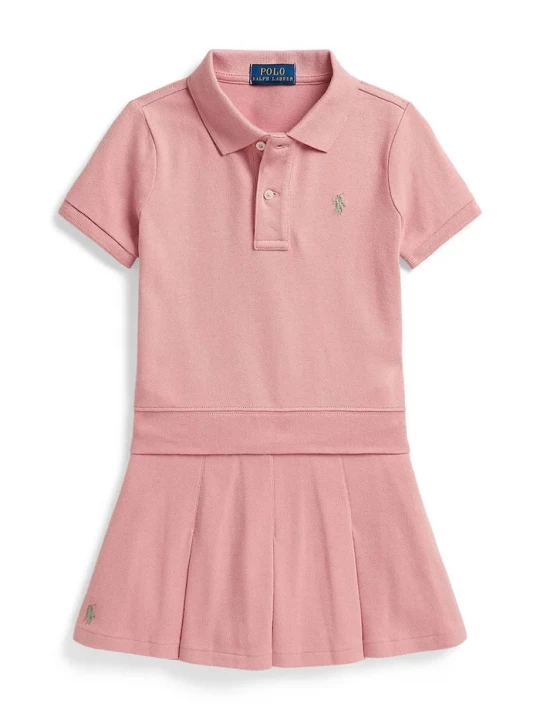 Obrázek produktu Polo Ralph Lauren každodenní set dětský bavlněný s elastanem růžová