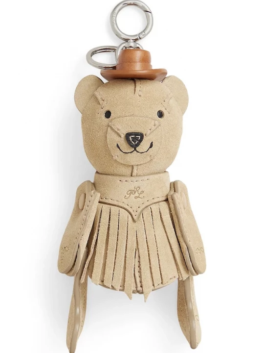 Obrázek produktu Polo Ralph Lauren klíčenka dámská kůžená béžová