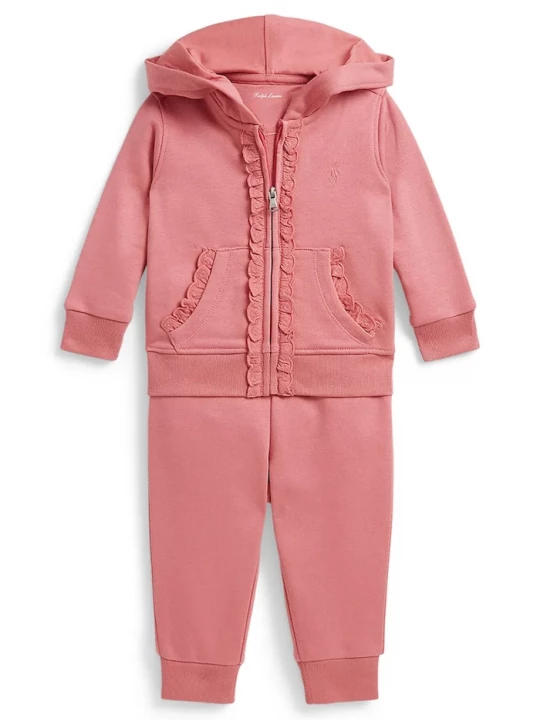 Obrázek produktu Polo Ralph Lauren Kojenecká tepláková souprava Polo Ralph Lauren růžová