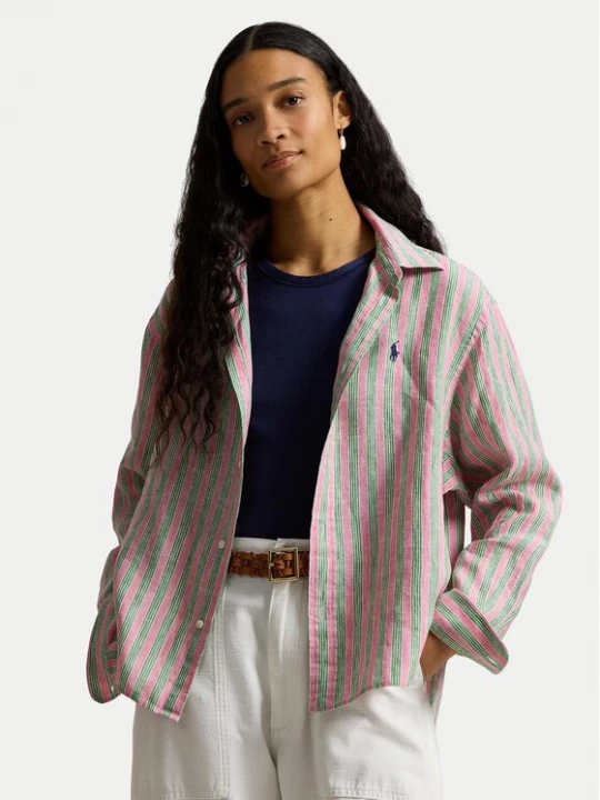 Obrázek produktu Polo Ralph Lauren Košile 211935130501 Bordó Relaxed Fit