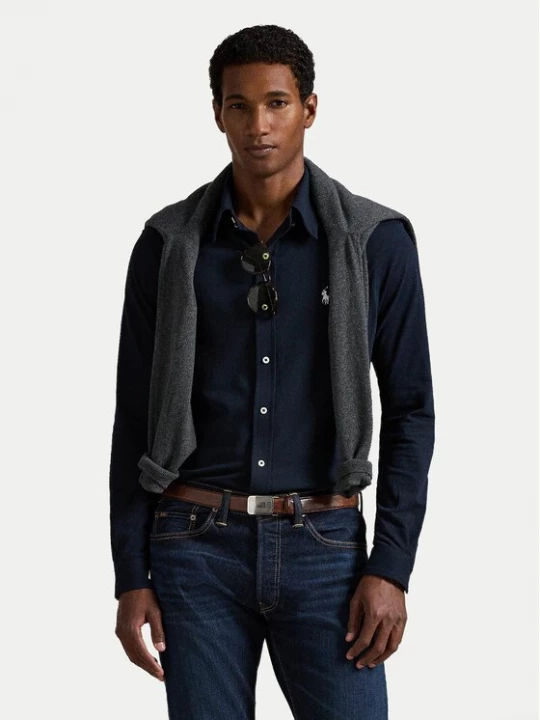 Obrázek produktu Polo Ralph Lauren Košile 710654408016 Tmavomodrá Regular Fit