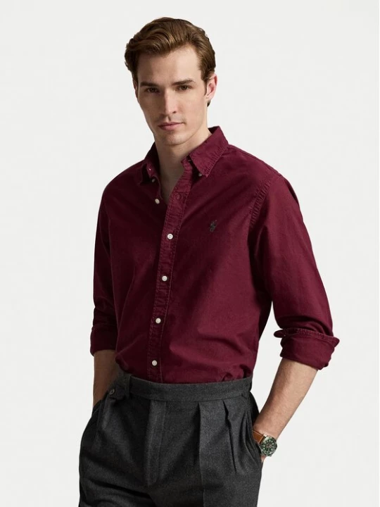 Obrázek produktu Polo Ralph Lauren Košile 710805564526 Bordó Regular Fit