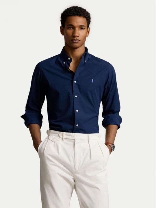 Obrázek produktu Polo Ralph Lauren Košile 710928255001 Tmavomodrá Custom Fit