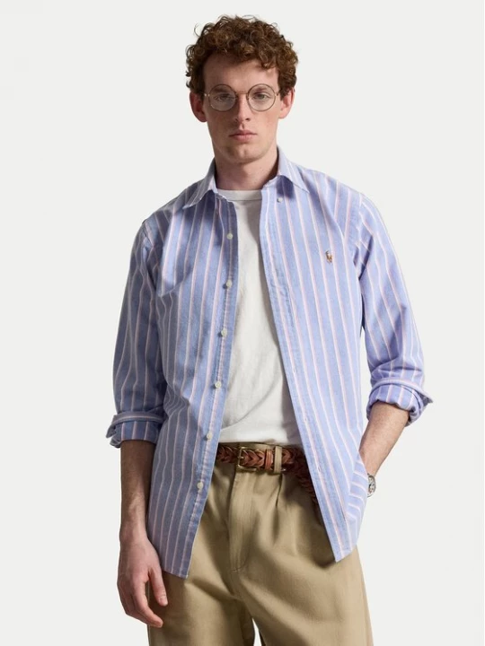 Obrázek produktu Polo Ralph Lauren Košile 710928918002 Světle modrá Custom Fit