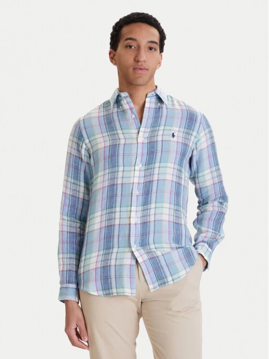 Obrázek produktu Polo Ralph Lauren Košile 710B16705002 Modrá Regular Fit