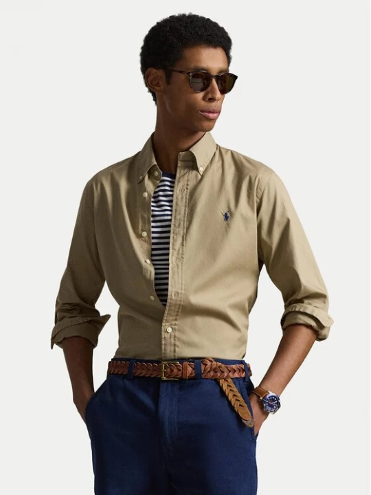 Obrázek produktu Polo Ralph Lauren Košile 710B20512001 Béžová Custom Fit