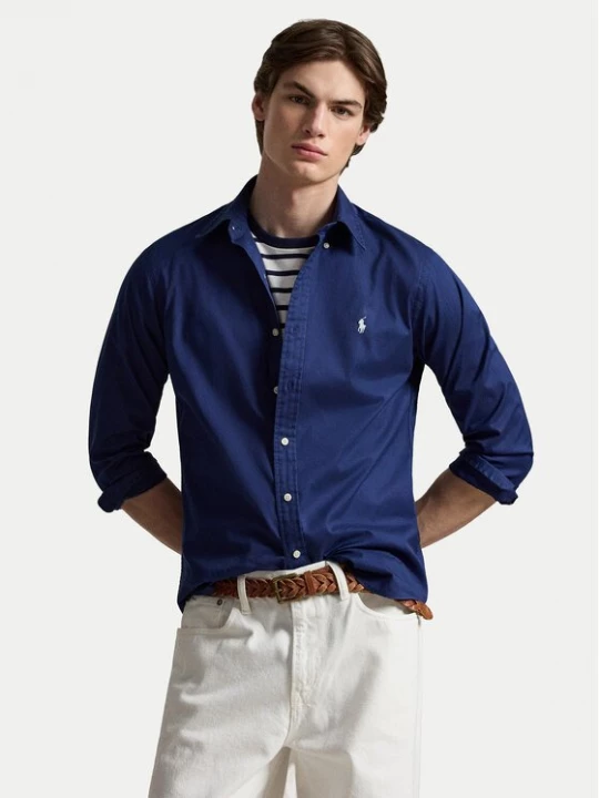 Obrázek produktu Polo Ralph Lauren Košile 710B20512006 Tmavomodrá Custom Fit