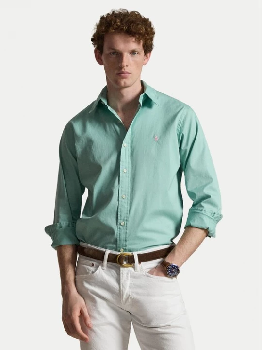 Obrázek produktu Polo Ralph Lauren Košile 710B20512008 Zelená Custom Fit