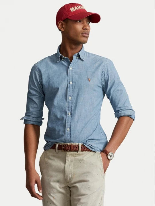 Obrázek produktu Polo Ralph Lauren Košile Core Replen 710548538 Modrá Slim Fit