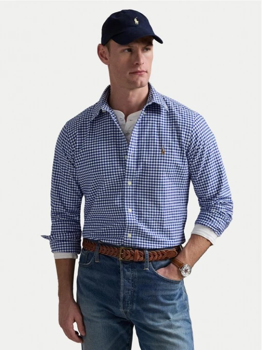 Obrázek produktu Polo Ralph Lauren Košile Core Replen 710792041 Modrá Custom Fit