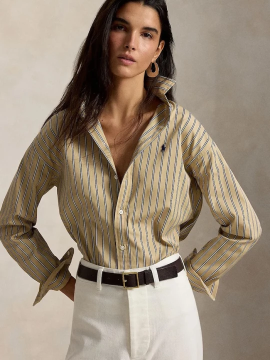 Obrázek produktu Polo Ralph Lauren košile dámská bavlněná béžová