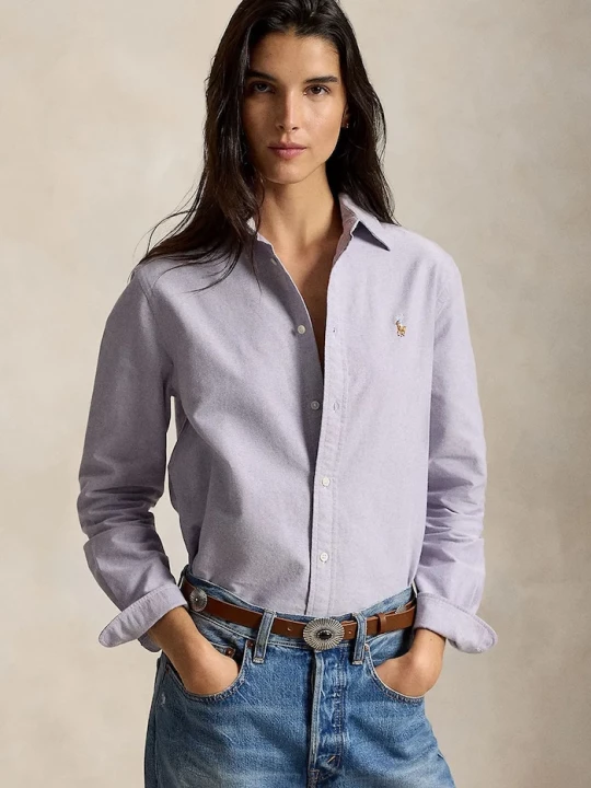 Obrázek produktu Polo Ralph Lauren košile dámská bavlněná fialová