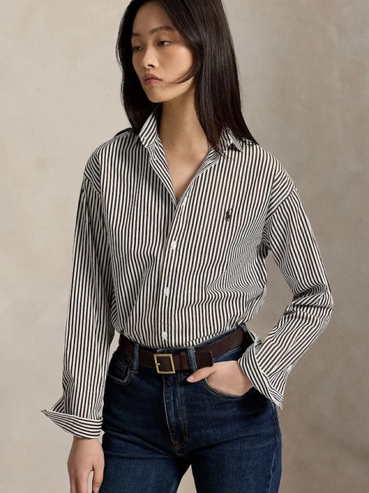 Obrázek produktu Polo Ralph Lauren košile dámská bavlněná hnědá