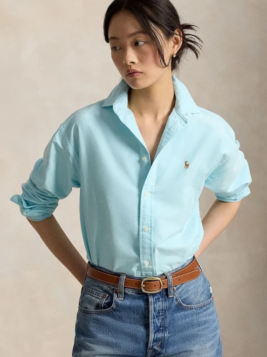 Obrázek produktu Polo Ralph Lauren košile dámská bavlněná modrá