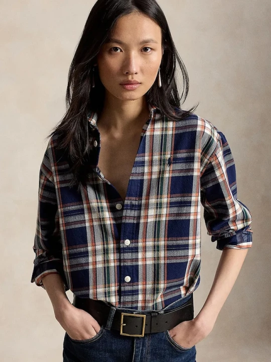 Obrázek produktu Polo Ralph Lauren košile dámská bavlněná námořnická modř