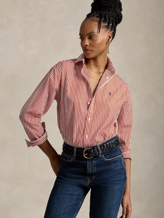 Obrázek produktu Polo Ralph Lauren košile dámská bavlněná oranžová