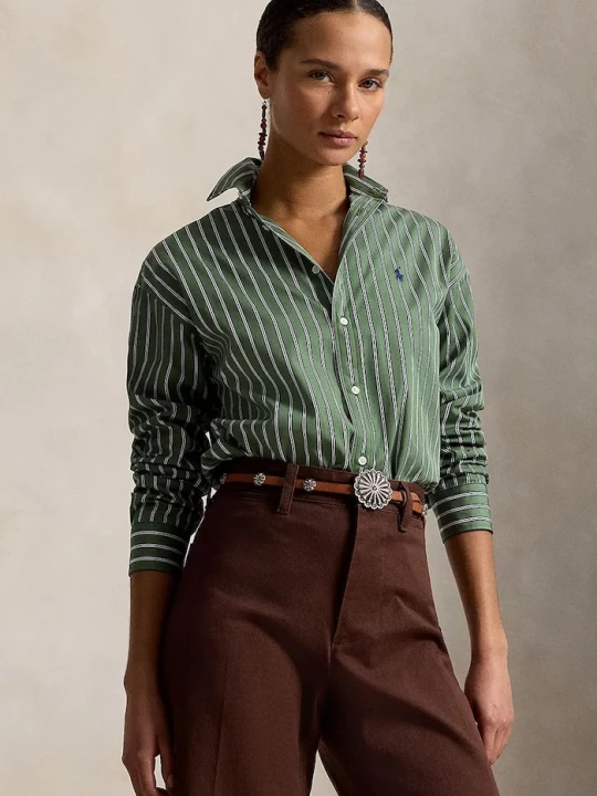 Obrázek produktu Polo Ralph Lauren košile dámská bavlněná zelená