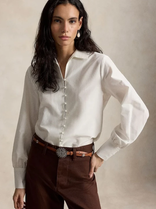 Obrázek produktu Polo Ralph Lauren košile dámská s příměsí hedvábí