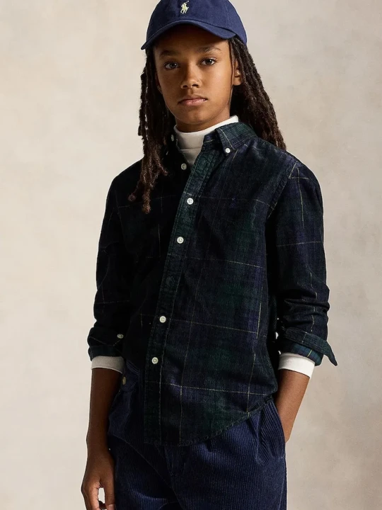 Obrázek produktu Polo Ralph Lauren košile dětská bavlněná námořnická modř