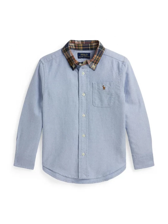 Obrázek produktu Polo Ralph Lauren košile dětská džínová modrá