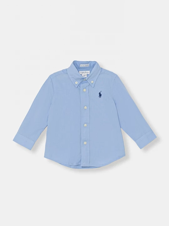 Obrázek produktu Polo Ralph Lauren košile kojenecká bavlněná modrá