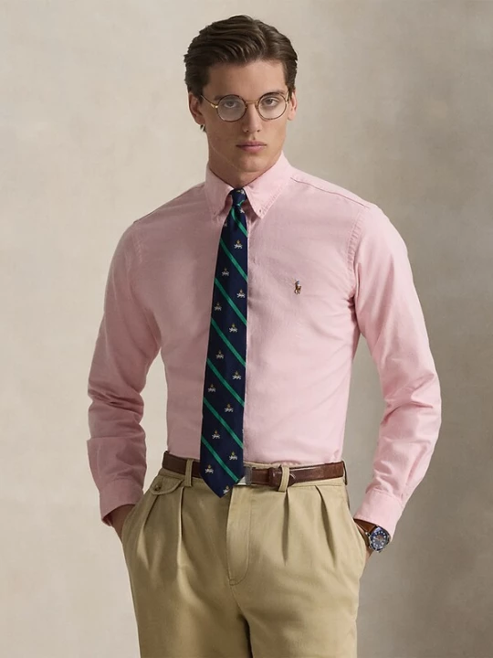 Obrázek produktu Polo Ralph Lauren Košile  modrá / hnědá / růžová / bílá