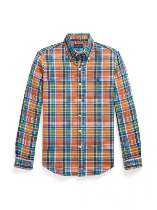 Obrázek produktu Polo Ralph Lauren Košile námořnická modř / zelená / oranžová