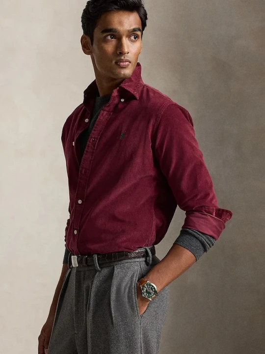 Obrázek produktu Polo Ralph Lauren košile pánská bavlněná 21W Corduroy