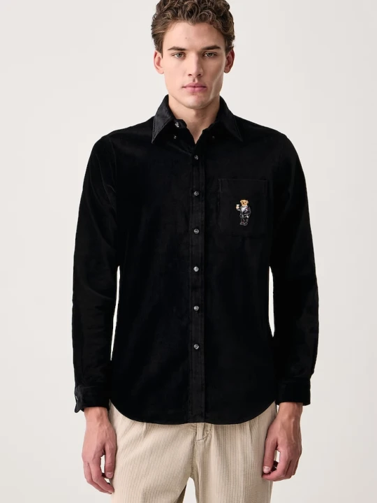 Obrázek produktu Polo Ralph Lauren košile pánská bavlněná černá