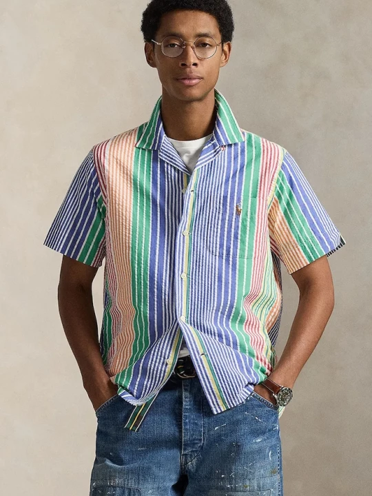 Obrázek produktu Polo Ralph Lauren košile pánská bavlněná modrá
