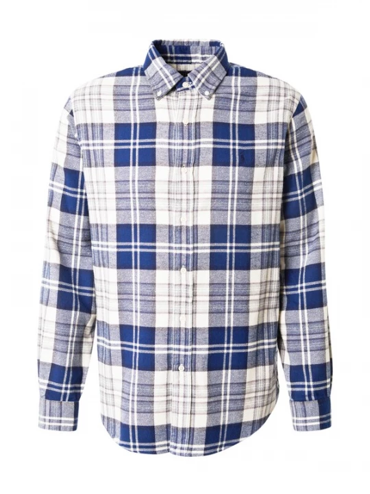 Obrázek produktu Polo Ralph Lauren Košile světle béžová / modrá / tmavě šedá