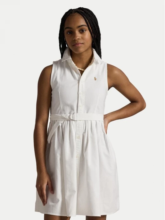 Obrázek produktu Polo Ralph Lauren Košilové šaty 313934188001 Bílá Regular Fit