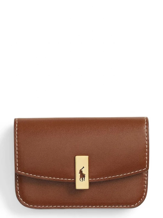 Obrázek produktu Polo Ralph Lauren Kožená peněženka Polo Ralph Lauren hnědá
