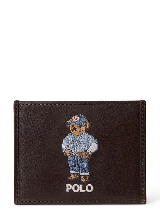 Obrázek produktu Polo Ralph Lauren Kožená peněženka Polo Ralph Lauren hnědá