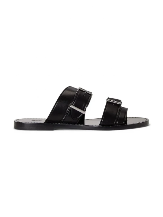 Obrázek produktu Polo Ralph Lauren Kožené pantofle Polo Ralph Lauren Bkle Slide černá